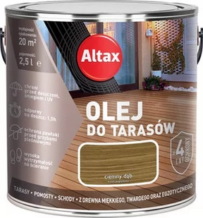 Olej do tarasu Altax ciemny dąb 2,5l - Farby i impregnaty do drewna Olej do tarasu Altax ciemny dąb 2,5l - Farby i impregnaty do drewna - miniaturka - grafika 1