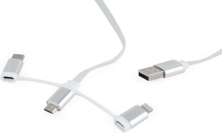 Kabel USB Gembird USB-A - 1 m Biały CC-USB2-AMLM32-1M-W