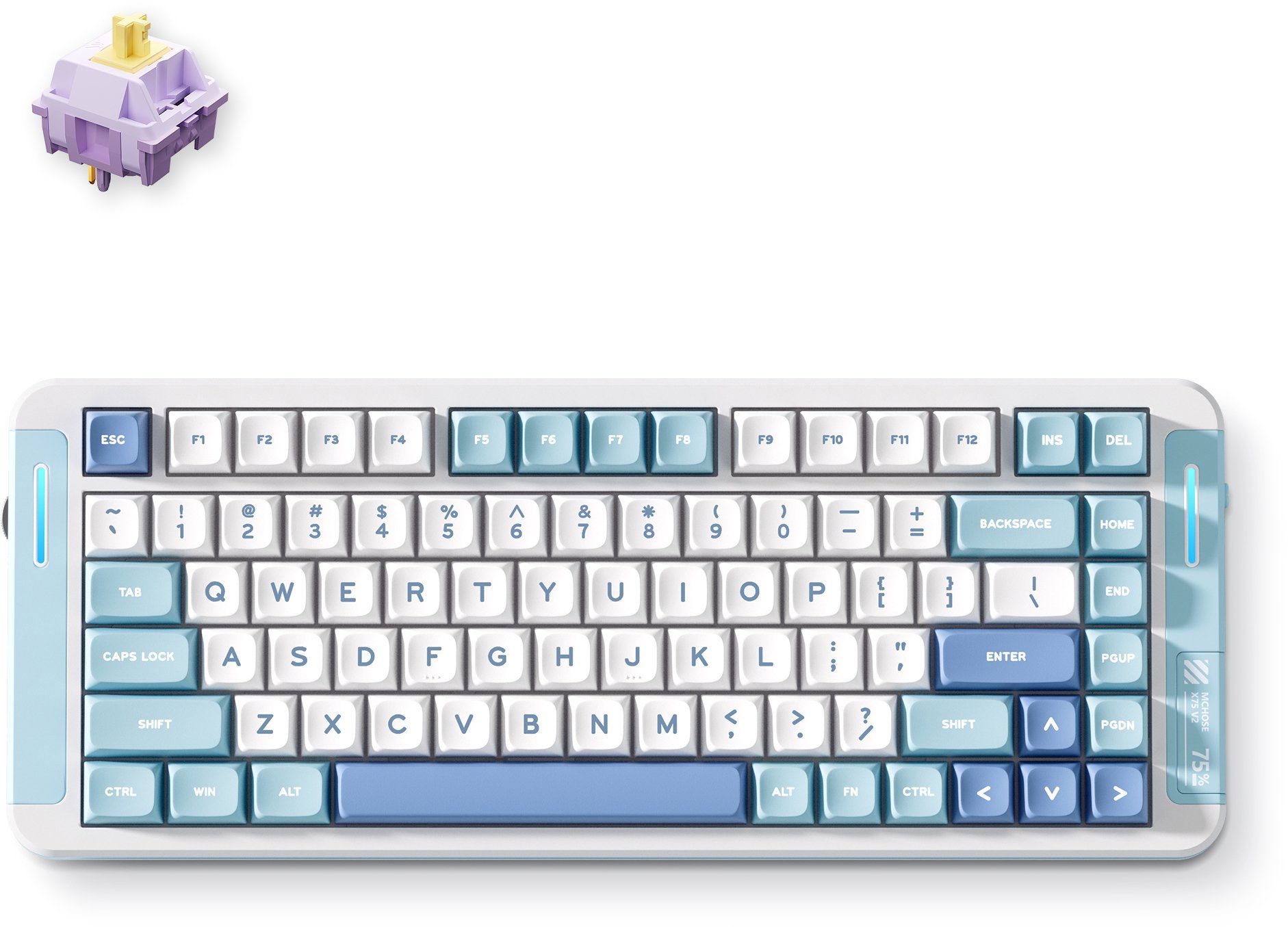 MCHOSE X75 V2 Hyacinth Switch MC-X75V2-1