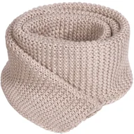 Apaszki i szaliki męskie - MĘSKI BEŻOWY SZAL KLASYCZNY SZALIK JESIENNY ZIMOWY UNISEX 180x28cm - miniaturka - grafika 1