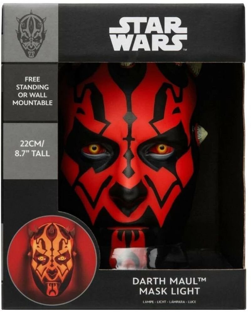 Lampka biurkowa Paladone PALADONE Gwiezdne Wojny Lampka Scienno - Biurkowa Maska Darth Maul