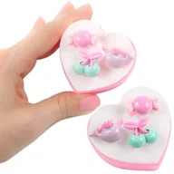 Prace ręczne dla dzieci - PIERŚCIONKI DLA DZIEWCZYNKI zestaw BOX BIŻUTERIA - 001 - miniaturka - grafika 1