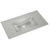 Umywalki - Axis Umywalka KORNAT 81 meblowa granitowa szara - miniaturka - grafika 1