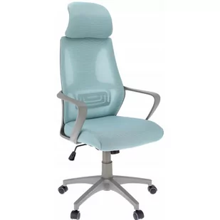 Fotel biurowy, krzesło biurowe Miętowe krzesło obrotowe do komputera - Uris - Fotele i krzesła biurowe - miniaturka - grafika 1