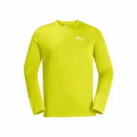 Koszulki sportowe męskie - Męska koszulka termoaktywna Jack Wolfskin SKY THERMAL L/S M Firefly - M - miniaturka - grafika 1