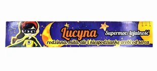 Zakładka do książki z imieniem Lucyna - Zakładki indeksujące - miniaturka - grafika 1
