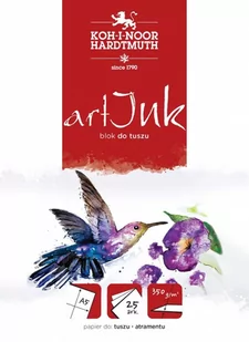 Koh-I-Noor Blok artink A5 25 kartek 350G. - Artykuły biurowe - miniaturka - grafika 1