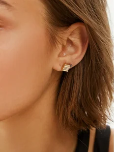 Calvin Klein Kolczyki 35000371 Złoty - Kolczyki - miniaturka - grafika 1