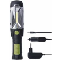 Latarki - EMOS Emos ładowany-latarka-3 W COB + 6 LED, tworzywo sztuczne, Black, Green, 24,5 x 5,5 x 40,5 cm P4518 - miniaturka - grafika 1