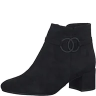 Botki damskie - Tamaris Damskie botki 1-25374-41, czarne, 40 EU, czarny, 40 EU - miniaturka - grafika 1