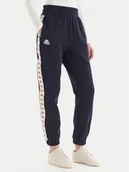 Spodnie sportowe damskie - Kappa Spodnie dresowe 311M8HW R10 Granatowy Regular Fit - miniaturka - grafika 1