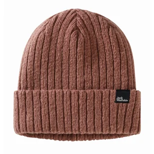 Czapka zimowa Jack Wolfskin CUSHY BEANIE wild ginger - S - Czapki męskie - miniaturka - grafika 1