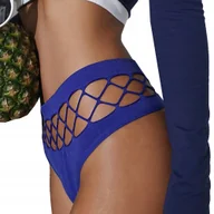 Majtki damskie - MAJTKI DAMSKIE SEK SOWNE STRINGI KOBIECE FIGI ELASTYCZNE WYSOKI STAN KOLORY GRANATOWE - miniaturka - grafika 1