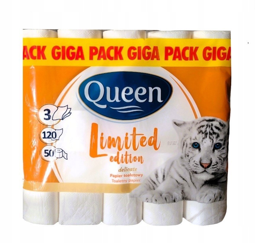 Papier toaletowy bezzapachowy Queen 50 szt.
