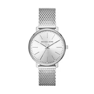 Portfele - Michael Kors Zegarek Pyper MK4338 Silver/Silver - miniaturka - grafika 1