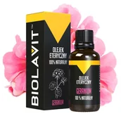 Aromaterapia - Biolavit Biolavit Olejek eteryczny geranium - 30 ml - miniaturka - grafika 1