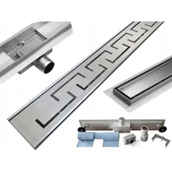 Odpływy liniowe - Odpływ liniowy MEXEN Flat M15, srebrny, 70 cm - miniaturka - grafika 1