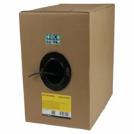 Kable miedziane - StarTech WIR5ECMRBK kabel sieciowy Czarny 304,9 m Cat5e U/UTP (UTP) - miniaturka - grafika 1
