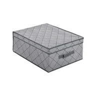 Pudła i pojemniki do przechowywania - Pudełko tekstylne Jamajka 36 x 19 x 48 cm Kuchinox - miniaturka - grafika 1