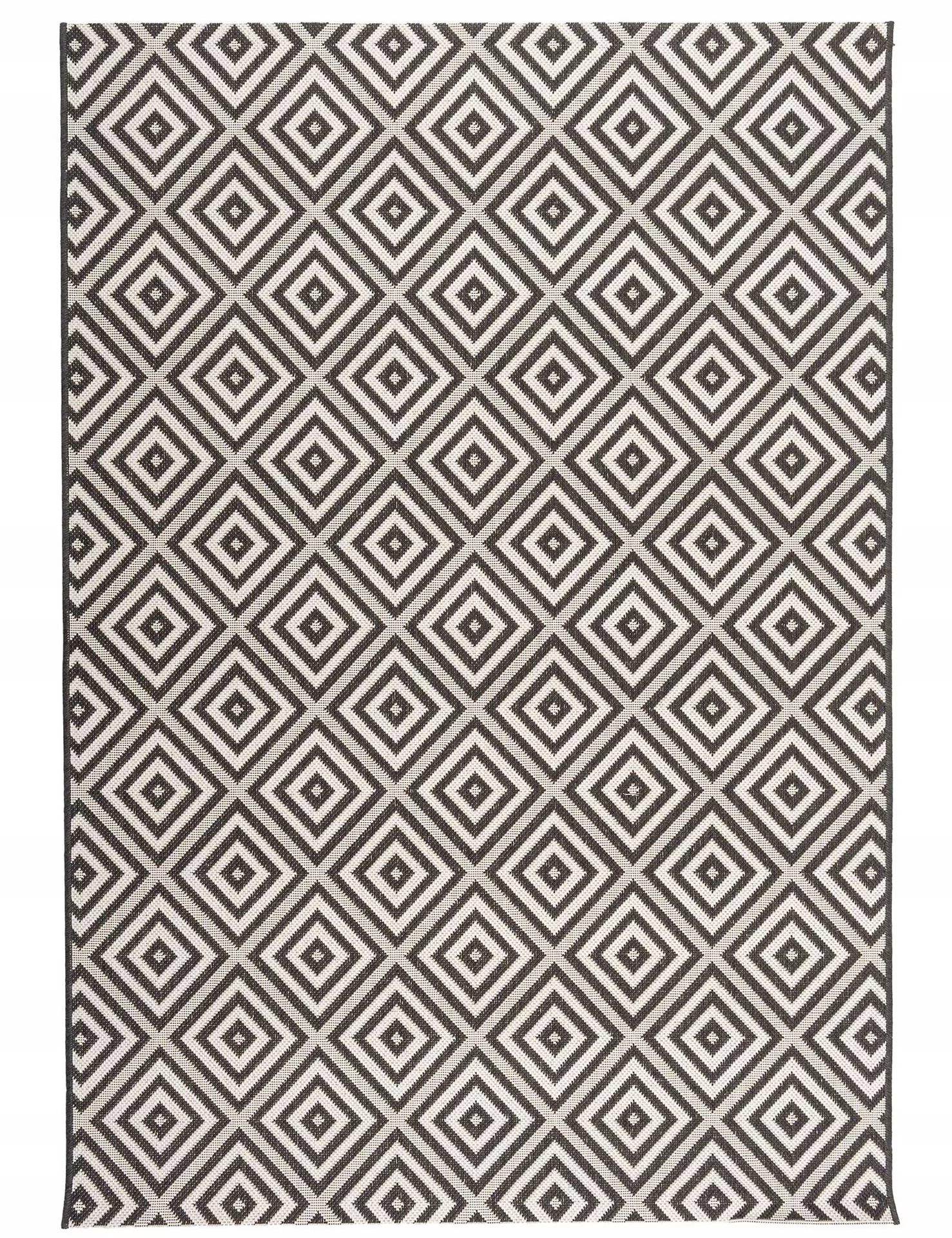 MULTI-DECOR Dywan zewnętrzny PATIO czarno-biały 80 x 150 cm