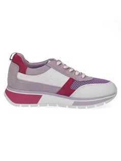 Trampki damskie - Caprice Sneakersy "Vanessa" w kolorze różowo-fioletowym - grafika 1