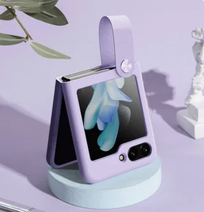 Etui z zawieszką i podstawką Nillkin Flex Flip do Samsung Galaxy Z Flip 5 - czarne - Etui i futerały do telefonów - miniaturka - grafika 11