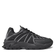 Sneakersy męskie - Sneakersy Armani Exchange XUX238 XV907 Czarny - miniaturka - grafika 1