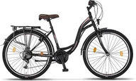 Rowery - Rower Miejski Damski 26 Dziewczęcy 21 Biegów Revo Błotniki Dzwonek Stopka / Licorne Bike - miniaturka - grafika 1