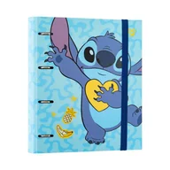 Szkolne artykuły papiernicze - Disney Stitch Tropical - Segregator A4 (4 ringi, gumka) - miniaturka - grafika 1