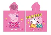 Ręczniki - Carbotex Ręcznik poncho 50x115 ŚWINKA PEPPA PP215009-PONCHO - miniaturka - grafika 1
