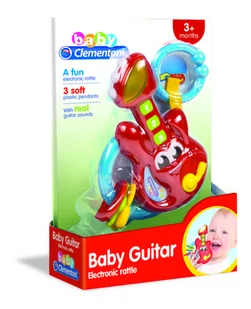 CLEMENTONI Clementoni Baby Grzechotka gitara 17230 - Gryzaki dla dzieci - miniaturka - grafika 1