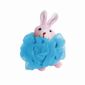 Rękawice i gąbki do kąpieli - Myjka dziecięca do mycia ciała dla dzieci ZOO króliczek - miniaturka - grafika 1