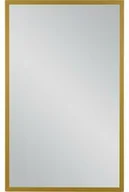 Lustra - Lustro łazienkowe w złotej ramie aluminiowej 50x80cm - miniaturka - grafika 1