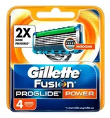 Balsamy po goleniu - Gillette Fusion Proglide Power Wkład do maszynki do golenia 4szt - miniaturka - grafika 1