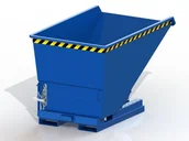 Pojemniki przemysłowe - Koleba Stalowa Samowyładowcza Ce 600L Pomarańczowy - miniaturka - grafika 1