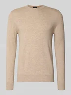Swetry męskie - Sweter z dzianiny z mieszanki wełny i kaszmiru - miniaturka - grafika 1