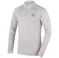 Bielizna sportowa męska - Męska bielizna termoaktywna Husky Merow zip M Rozmiar: XXL / Kolor: jasnoszary - miniaturka - grafika 1
