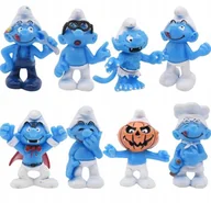 Figurki dla dzieci - 8 figurek smerfy zestaw figurek - miniaturka - grafika 1