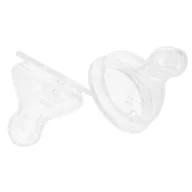 Smoczki uspokajające - Nuk 721265 SMOCZEK NA BUTELKĘ SILKONOWY 6-18 M 2SZT - miniaturka - grafika 1