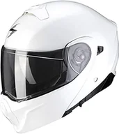 Kaski motocyklowe - Scorpion EXO-930 SOLID White przygotowany do komunikacji Bluetooth XXL - miniaturka - grafika 1