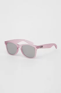 Okulary przeciwsłoneczne - Vans okulary przeciwsłoneczne kolor różowy - grafika 1