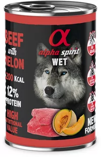 Alpha Spirit mokra wołowina z melonem 400g - Mokra karma dla psów - miniaturka - grafika 2
