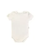 Body dla niemowląt - Niemowlęce body na krótki rękaw kremowe Nicol r.80 - miniaturka - grafika 1