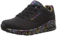 Sneakersy damskie - Skechers Damskie sneakersy UNO Loving Love, czarny, 40 EU - miniaturka - grafika 1