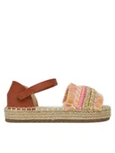 Buty dla dziewczynek - Roxy Espadryle CSS21596-01 Różowy - miniaturka - grafika 1