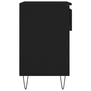 Szafka na buty, czarna, 70x36x60 cm, materiał drewnopochodny Lumarko! - Szafki na buty - miniaturka - grafika 8