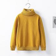 Bluzki dla niemowląt - Slowmoose Odzież zimowa dla dzieci, sweter z dzianiny Żółty 8T - miniaturka - grafika 1