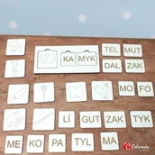 Pomoce naukowe - Układanka sylabowa cz.6 - Colorado - miniaturka - grafika 1