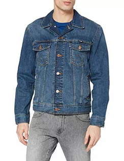 Kurtki męskie - Wrangler Classic Denim męska kurtka dżinsowa - grafika 1