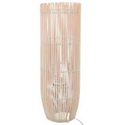 Lampy stojące - VidaXL Lampa podłogowa, wiklina, biała, 72 cm, E27 289602 - miniaturka - grafika 1